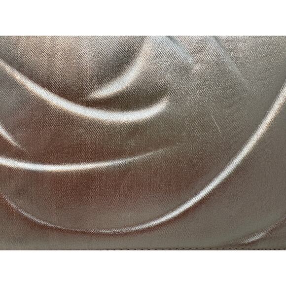 LANCOME Gold Cosmetic Travel Bag Rose Embossed Carry Case Vanity Organizer - #2 - Picture 5 of 12